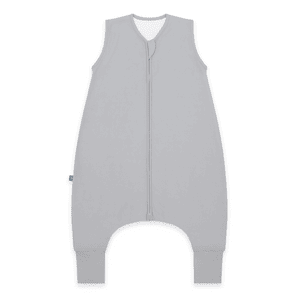 emma & noah Schlafsack mit Füßen Essential Grau