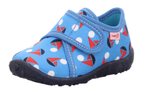 Hausschuh Spotty Schiffe hellblau (mittel)
