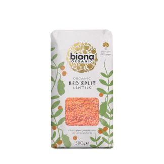 Organic Red Split Lentils - 500g