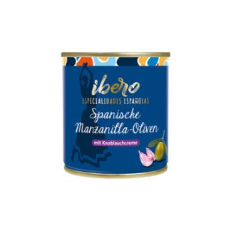Green Olives with Garlic Cream - 200g