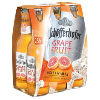 Schofferhofer Grapefruit Wheat Beer - 330ml x 6 (Parallel Import) (Best Before Date: 31/08/2025)