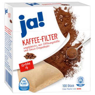 Coffee Filter Paper Size 4 - 100 Pieces