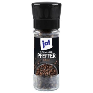 Whole Black Pepper with Grinder - 50g