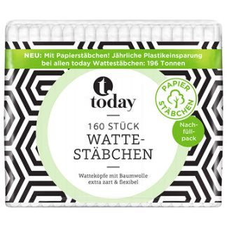 Cotton Swabs with Paper Stem  - 160 pieces