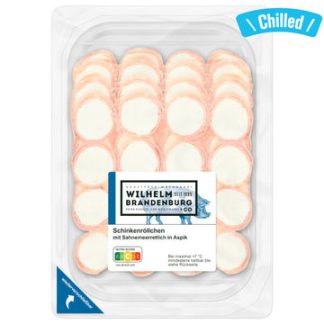 Jellied Ham Rolls with Horseradish Filling - 100g (Chilled 0-4℃)