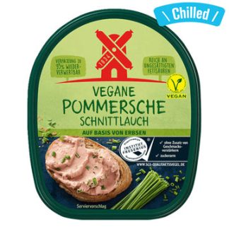 Vegan Pommersche Liver Sausage Spread With Chives - 125g (Chilled 0-4℃) (Parallel Import)