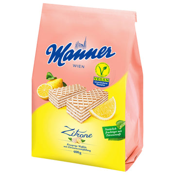 Lemon Cream Waffers - 400g (Parallel Import)