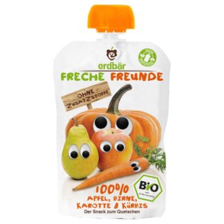 Organic Apple, Pear, Carrot & Pumpkin Puree (Squeeze Pack) - 100g (Parallel Import)