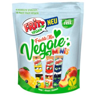 Vegan Mini Fruit Mix Chewy Candy Strips - 135g (Parallel Import) (Best Before Date: 31/08/2025)