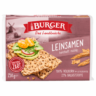 Whole Rye Crispbread with Flaxseeds - 250g (Parallel Import) (Best Before Date: 31/08/2025)