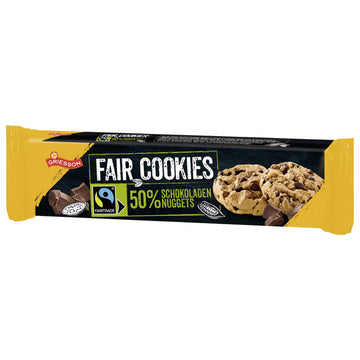 Fairtrade Chunky Chocolate Chip Cookies (50% Chocolate) - 150g (Parallel Import) (Best Before Date: 01/08/2025)