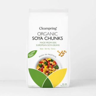 Organic Gluten Free Soya Protein Chunks - 200g
